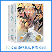 语文阅读经典丛书第五辑【全6册】插画版 钢铁是怎样炼成的+海蒂+老人与海+尼尔斯骑鹅旅行记+小王子+安妮日记 国外经典文学作品少儿故事书9-14岁青少年课外阅读