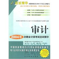 审计 2004年注册会计师考试应试精华