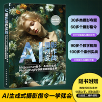 AI摄影创作实战 Midjourney指令AI照片生成Photoshop与像素蛋糕修图全解