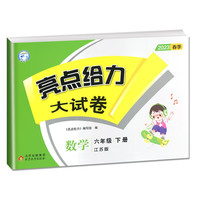 2023春亮点给力大试卷六年级数学下册江苏版小学6年级同步课本专项训练综合测试卷学霸提优期末总复习考试试卷