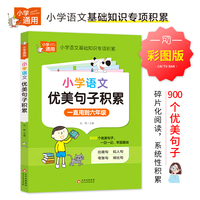 小学语文优美句子积累 900个优美句子 一日一记 小学1-6年级通用 小学通用知识专项强化训练