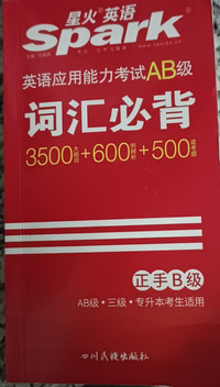 英语应用能力考试AB级词汇必背