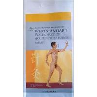 WHO STANDARD WALL CHART OF ACUPUNCTURE POINTS-(MALE)世界卫生组织标准针灸穴位挂图 男