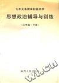 思想政治辅导与训练--(二年级.下册)
