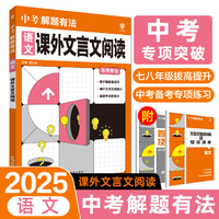 2025版理想树 中考必刷题 解题有法 语文 课外文言文阅读 七八九年级中考总复习