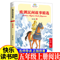 欧洲民间故事精选五年级上 小学生语文课外阅读书人教版快乐读书吧课外书小学生课外阅读书5年级上快读书吧世界经典儿童文学课外书儿童民间故事睡前故事民间寓言故事