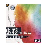 水彩 画技法从入门到精通(5VCD)