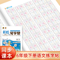 彩虹写字帮六年级下册同步练字帖（部编人教版）