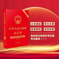 中华人民共和国民法典（含司法解释及典型案例）（大字版）（2024年版）