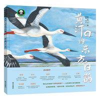 黄河口的东方白鹳