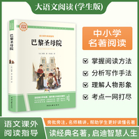 巴黎圣母院 彩图旁批旁注学生版 高中名著课外阅读书籍