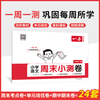 2025春一本小学语文周末小测卷六年级下册同步考点单元培优期中期末模拟考测试卷