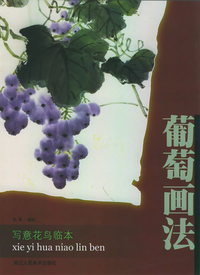 葡萄画法——写意花鸟临本