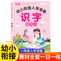 幼小衔接入学准备识字 轻松上小学全套整合教材 幼儿园大班学前入学准备幼升小练习册