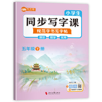 小学生同步写字课规范字书写字帖五年级下册