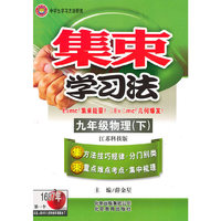 九年级物理（下）江苏科技版（2010年8月印刷）集束学习法