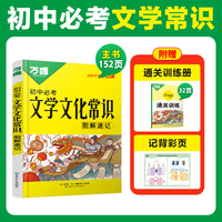 2025万唯中考初中必考文学文化常识大全漫画口诀速记