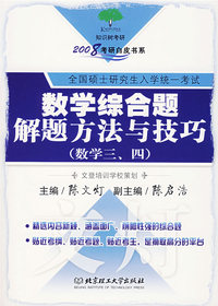 数学综合题解题方法与技巧（数学三、四）/2008考研白皮书系