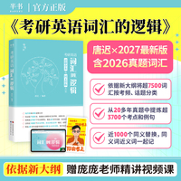 2027 唐迟 考研英语词汇的逻辑