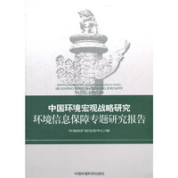中国环境宏观战略研究-环境信息保障专题研究报告