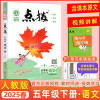 2025春特高级教师点拨五年级语文下册人教版小学5年级同步教材全解全析完全解读小学特高级教师讲解出版