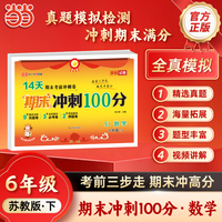 【荣恒】26春期末冲刺100分苏教版六年级下册数学同步训练真题模拟测试小学期末复习精选冲刺检测卷 奖状风