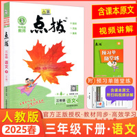 2025春特高级教师点拨三年级语文下册人教版小学3年级同步教材全解全析完全解读小学特高级教师讲解出版
