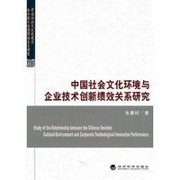 中国社会文化环境与企业技术创新绩效关系研究
