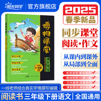2025春阳光同学博物课堂语文三年级下册人教版阅读理解3年级下册寻宝学习大百科全书阅读技能提升