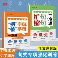 句式强化训练全2册 把字句被字句和扩句缩句一本通 小学语文专项训练 句式特训全体系 举一反三 一通百通 突破难点 夯实基础