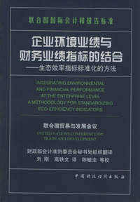 企业环境业绩与财务业绩指标的结合(生态效率指标标准化的方法)/联合国国际会计和报告