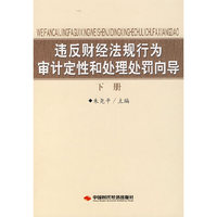 违反财经法规行为审计定性和处理处罚向导（下册）