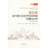湖北省多尺度社会经济空间网络构建与分析