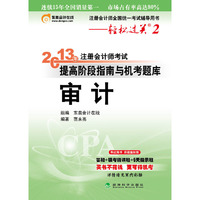 2013审计 提高阶段指南与机考题库(轻松过关2)