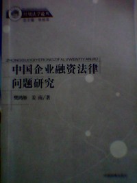 中国企业融资法律问题研究/经贸法学论丛