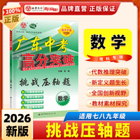 广东中考高分突破数学挑战压轴题