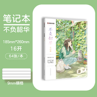 墨点文创：学霸系列·不负韶华笔记本 16K-64页 A5029