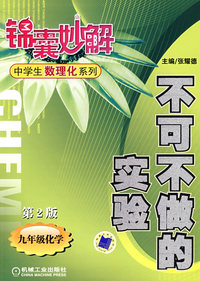 不可不做的实验 九年级化学 锦囊妙解中学生数理化系列 第2版
