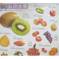 挂图大王-认识水果(早教启蒙双语立体挂图)