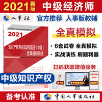 2021经济师中级 经济专业技术资格考试 知识产权专业知识和实务（中级）全真模拟测试2021 中国人事出版社