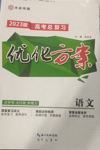 优化方案  新高考 高考总复习  语文