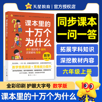 疯狂阅读 课本里的十万个为什么 六年级 上册 数学（人教版）思维阅读 2025年新版 天星教育