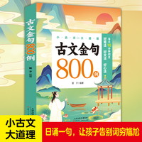 全新古文金句800例古文今译唯美文学现代讲解