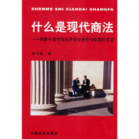 什么是现代商法--创新中国市场经济商法理论与实践的思索
