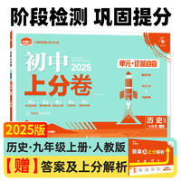 2025版理想树初中上分卷 九年级上册 历史 阶段检测巩固提分 人教版