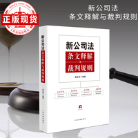 新公司法条文释解与裁判规则