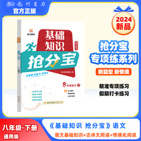 2025年春季启东中学作业本初中语文基础知识抢分宝八年级语文(下)