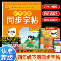 小学语文同步字帖 四年级 下册