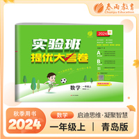 实验班提优大考卷 一年级上册 小学数学青岛版 2024年秋季新版教材同步月度期中期末综合练习测试卷分类整合提优训练单元达标巩固作业