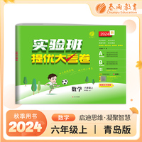 实验班提优大考卷 六年级上册 小学数学青岛版 2024年秋季新版教材同步月度期中期末综合练习测试卷分类整合提优训练单元达标巩固作业
